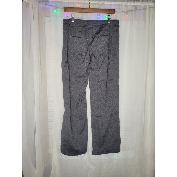 Athleta Bettona Boyfriend Pant Womans Small Heathered Gray Cargo Hiking Stretch - Picture 4 of 5